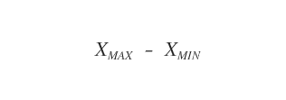 il campo di variazione della distribuzione X 