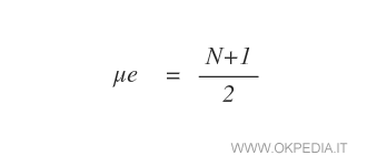 la formula della mediana
