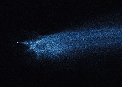 foto collisione asteroidi