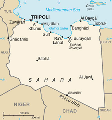 MAPPA LIBIA