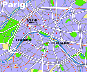 mappa Parigi
