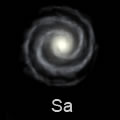 galassia a spirale di classe Sa