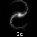 galassia a spirale di classe Sc