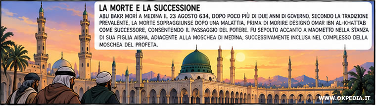 la morte di Abu Bakr