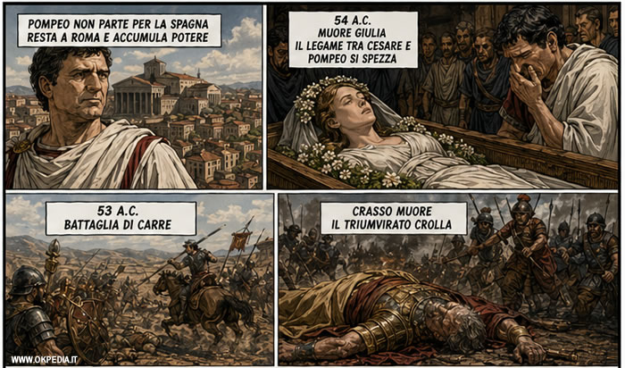 Il triumvirato entra in crisi