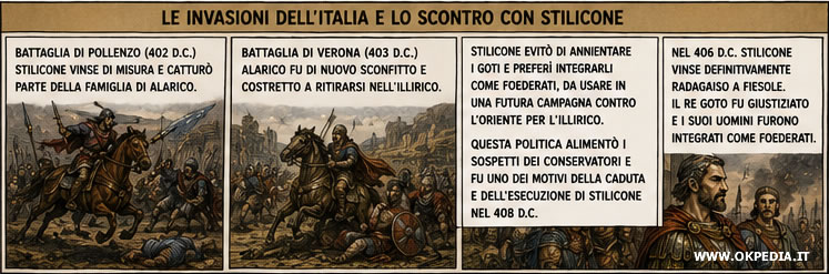 le invasioni dei visigoti in Italia