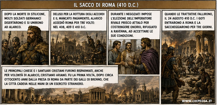 il sacco di Roma del 410