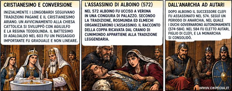 la morte di Alboino
