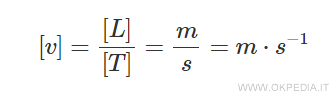 un esempio di analisi dimensionale