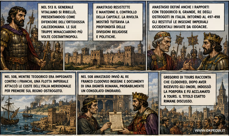 gli ultimi anni del regnodi Anastasio I