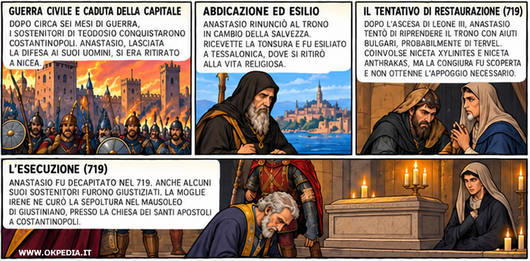 l'abdicazione e la condanna a morte