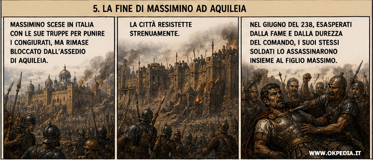la fine di Massimino il Trace
