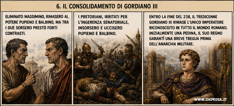 Gordiano III rimase l'unico imperatore