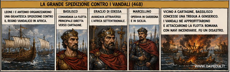 la sconfitta romana contro Genserico