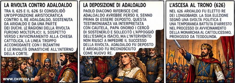 la deposizione di Adaloaldo