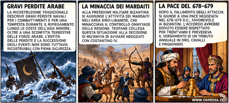 le gravi perdite arabe e la pace