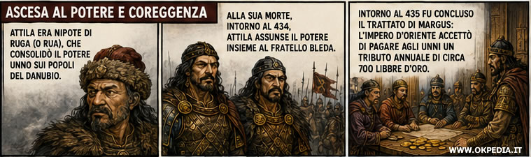 L'ascesa di Attila al potere