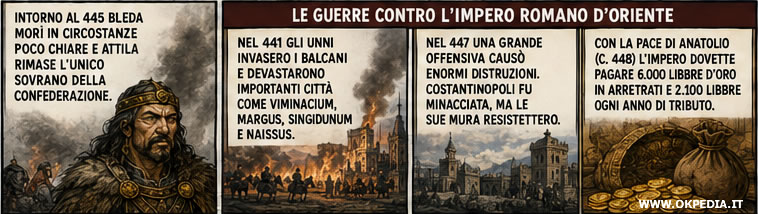 le offensive unne nei balcani