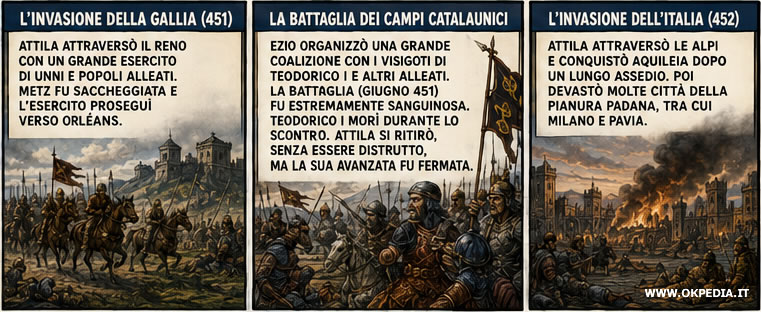 l'invasione unna della Gallia