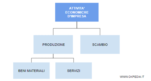 le attività economiche dell'impresa ( schema e mappa concettuale )