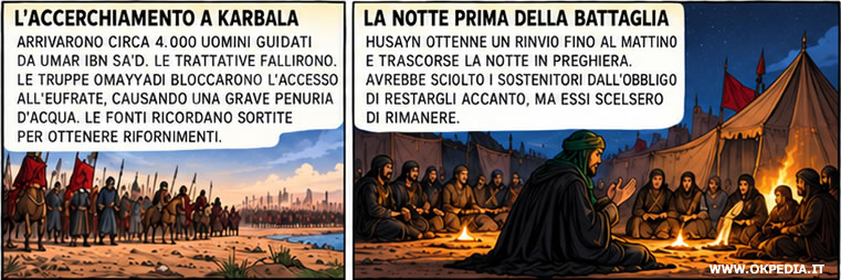 l'accerchiamento a Karbala