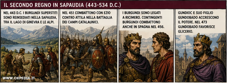 il secondo regno dei burgundi