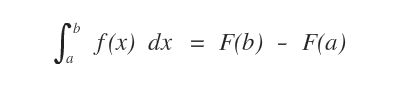 la formula del calcolo di un integrale definito