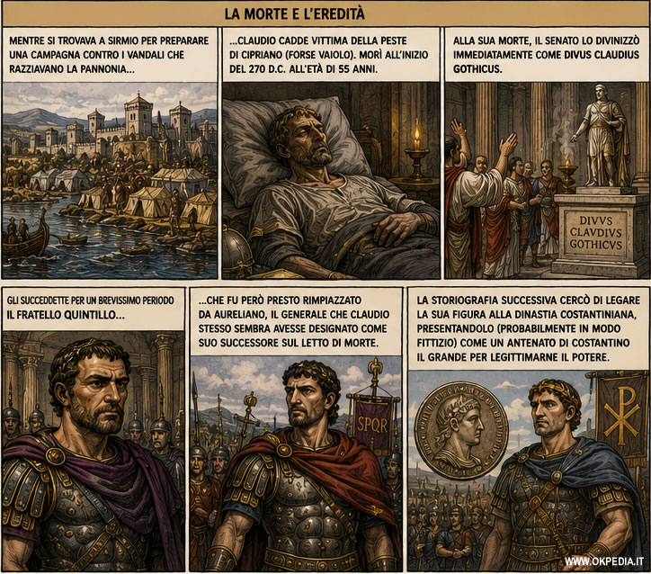 la morte di Claudio