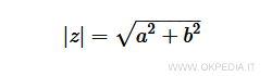 il modulo del numero complesso