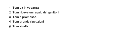 l'elenco delle variabili ( nodi ) del problema ( dominio )