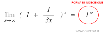 esempio di limite in una forma di indecisione