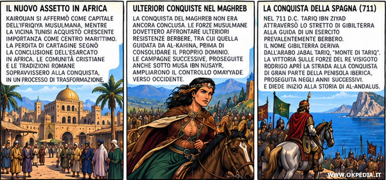 l'avanzata araba verso la penisola iberica