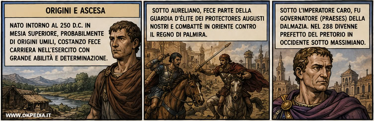 origini e ascesa di Costanzo Cloro