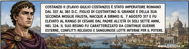 l'imperatore Costanzo II