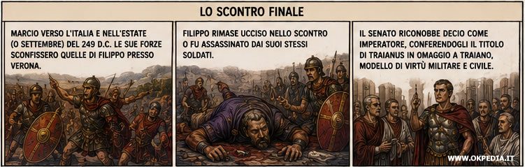 Decio sconfigge Filippo a Verona