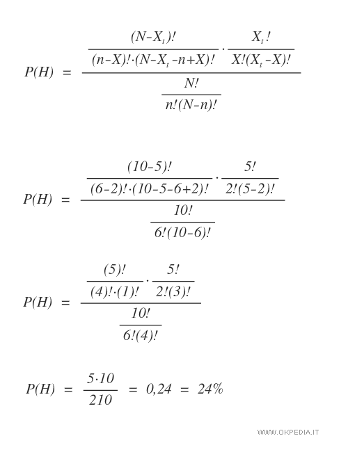 un esempio di calcolo della distribuzione geometrica