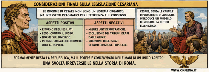 gli effetti delle politiche di Cesare