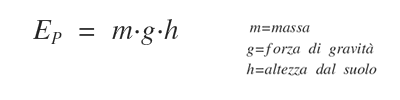 la formula dell'energia potenziale ( gravità )