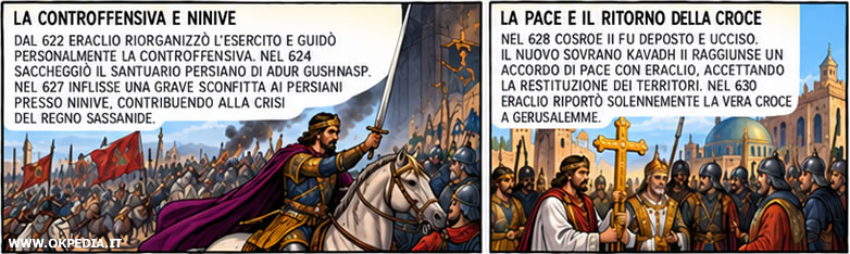 la controffensiva di Eraclio contro la Persia
