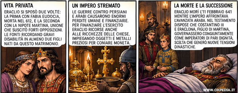 la morte di Eraclio