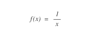 la funzione f(x)=1/x non esiste per x=0