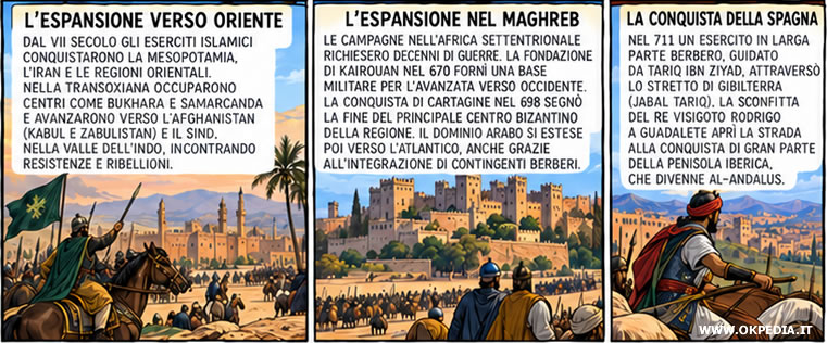 l'espansione verso oriente e occidente