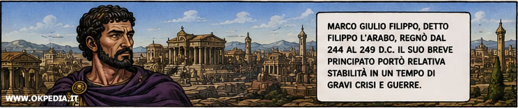 Filippo l'Arabo: imperatore di Roma dal 244 al 249 d.C.