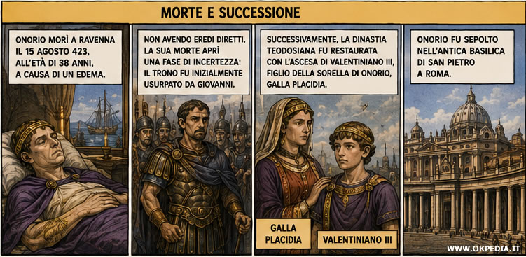 la successione dopo Onorio