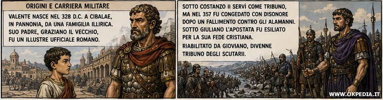 le origini e la carriera militare