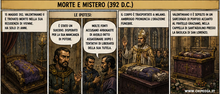 la morte di Valentiniano II