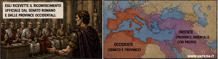 Floriano ottenne il riconoscimento del senato 