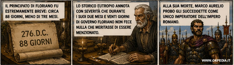 il principato di Floriano dur&ograve; 88 giorni