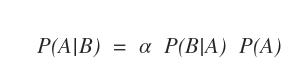 la formula generale di Bayes normalizzata