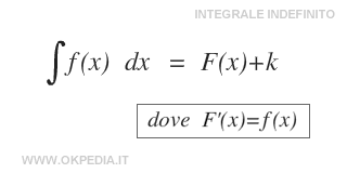 la notazione di un integrale indefinito